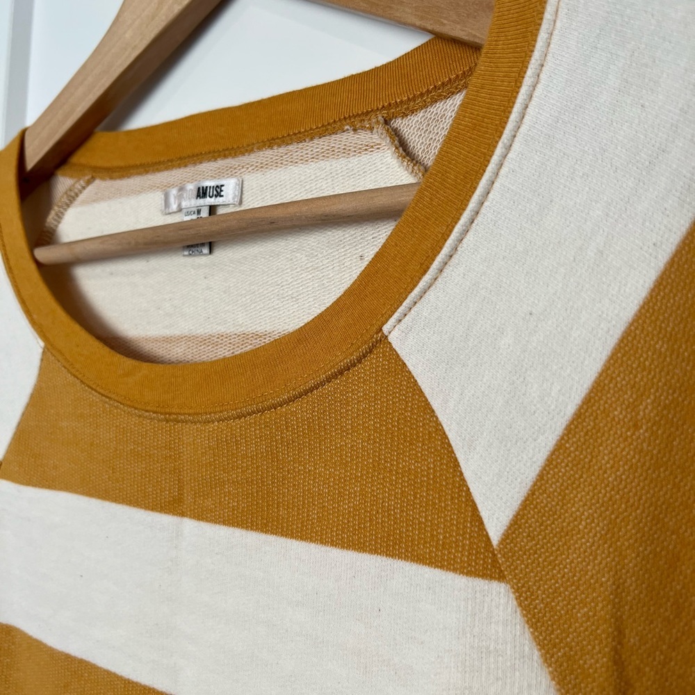 Amuse Society: Striped Jumper: Size Medium - Picture 4 of 7